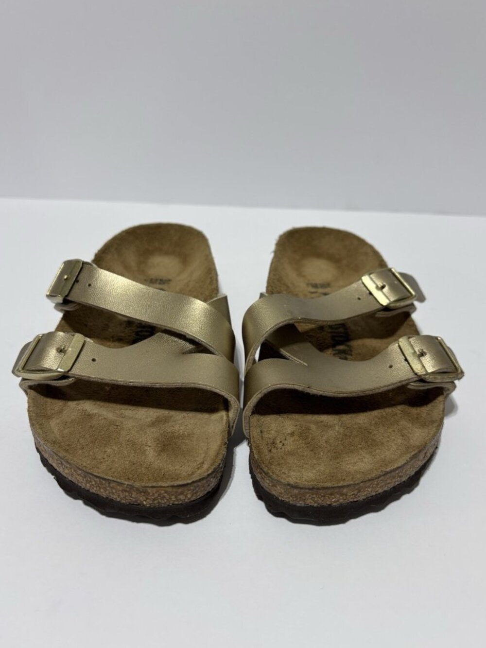 Birkenstock Women’s Yao Gold Strappy Sandals, Size US 5 N, EUR 36 - Picture 3 of 5